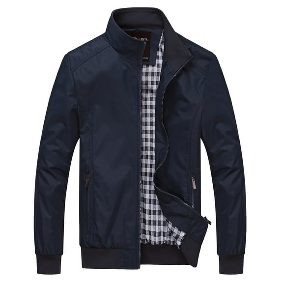 Dpytoraw Men's Autumn Outdoor Fashionable Business Casual Jacket