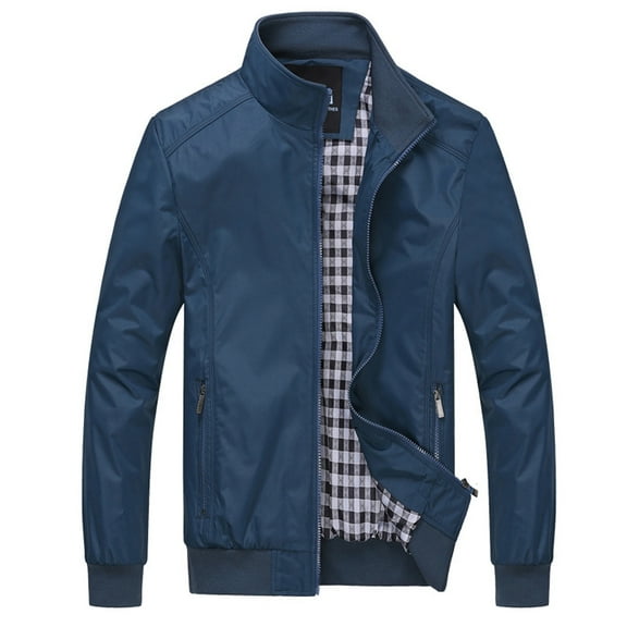 Dpytoraw Men's Autumn Outdoor Fashionable Business Casual Jacket