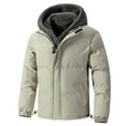 thumbnail image 1 of Dpytoraw Men's Autumn Winter Warm Cotton Padded Jacket Men's Winter Padded Jacket, 1 of 5