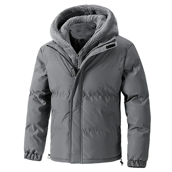 Dpytoraw Men's Autumn Winter Warm Cotton Padded Jacket Men's Winter Padded Jacket