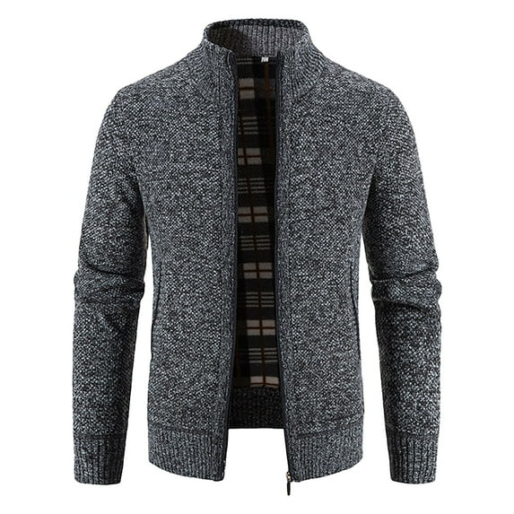 Dpytoraw Men's Casual Cardigan Sweaters Full Zip Sweaters Knitted Cardigan With Pockets