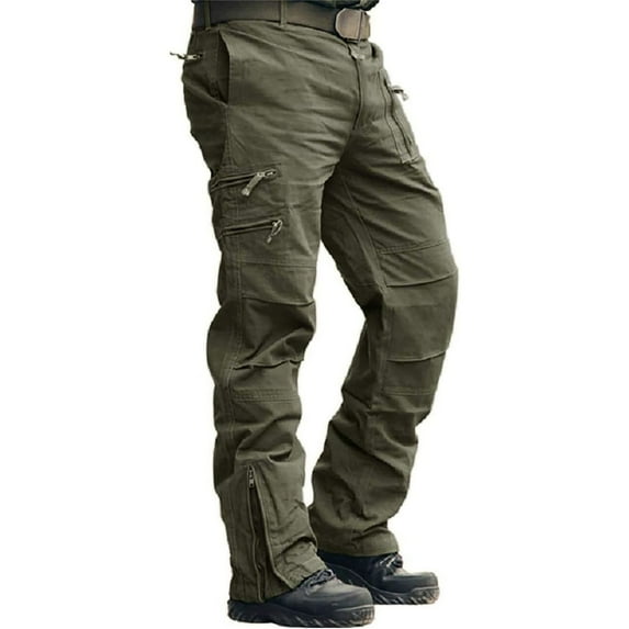 Dpytoraw Men's Casual Cargo Work Pants Outdoor Lightweight Tactcial Pants For Men With Pockets