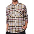 thumbnail image 1 of Dpytoraw Men's Casual Plaid Work Long Sleeve Shirt Lightweight Breathable Button Up Top For Everyday Wear And Outdoor Activities Men’s Wrinkle-Free Shirts, 1 of 4