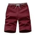 thumbnail image 1 of Dpytoraw Men's Fashionable Shorts Cotton Outdoor Shorts With Casual Shorts Red, 1 of 5
