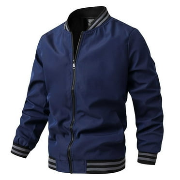 Dpytoraw Men's Jacket Lightweight Casual Spring Fall Windbreaker Zip Up Coat With Pocket