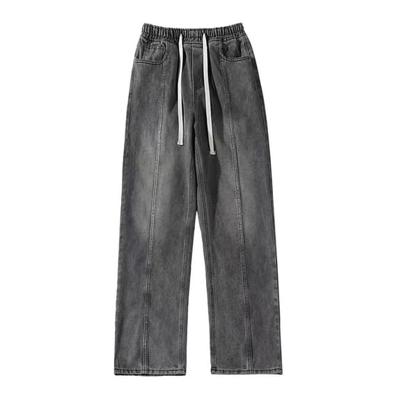 Dpytoraw Men's Jeans Regular Fit Relaxed Skinny Jeans Pantalones De S 2XL