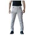 thumbnail image 1 of Dpytoraw Men's Overalls Pants Pants Outdoor Elastic Loose Soft Pants Spring And Autumn Pants Khaki, 1 of 5