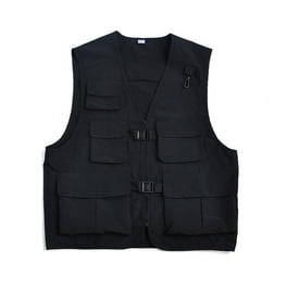 Multi Pocket Work Jacket Men Multi Pocket Outdoor Workwear Vest