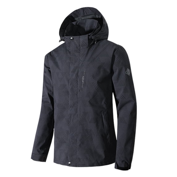 Dpytoraw Men's Spring And Autumn Fashion Casual Windproof Pocket Sports Charge Jacket