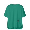 thumbnail image 1 of Dpytoraw Men's Summer Breathable Short Sleeve T Shirt With Hidden Pockets Casual Loose Fit Round Neck Tee For Big Sizes Men’s Oversized Streetwear T-Shirts Trendy Designs Green XXXXL, 1 of 3