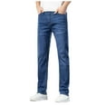 thumbnail image 1 of Dpytoraw Men's Summer Fashion Slim Jeans Straight Leg Casual Style Pants Men's Clothing BU2, 1 of 5