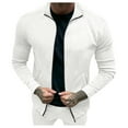 thumbnail image 1 of Dpytoraw Men's Twill Jacquard Jacket Light Flying Jacket Casual Soft Jacket, 1 of 5