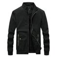 thumbnail image 1 of Dpytoraw Men's Winter Jacket Jacket Lined Warm Cargo Jackets Removable Hood Work Coat, 1 of 4