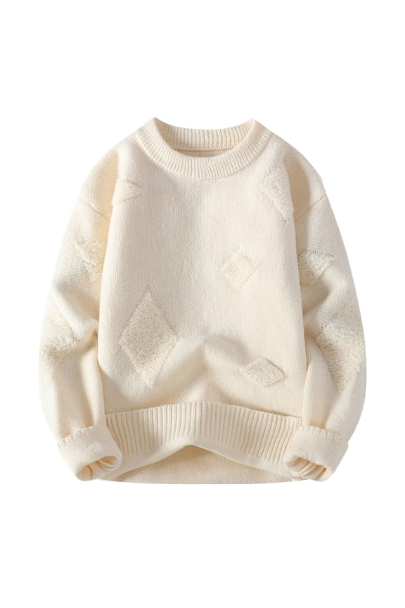 Men's Winter Jacquard Sweater Thickened Sweater