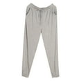 thumbnail image 1 of Dpytoraw Mens Pajama Pants Home Pants Thin Elongated Oversized Casual Loose Sports Pants, 1 of 3