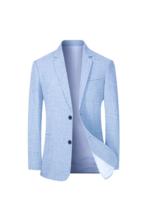 Mens Suit Slim Fit Two Button Solid Tuxedo Jacket Business Suits Wedding Party Homecoming Suits For Men
