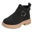 thumbnail image 1 of Dpytoraw New Winter Boys And Girls Short Boots Toddler Little Kid Big Kid Soft Sole Comfortable Children Plush Cotton Boots Size 13.5, 1 of 5