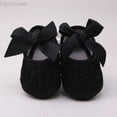 thumbnail image 1 of Dpytoraw Newborn Baby Girl Soft Shoes Soft Soled Non-slip Bowknot Footwear Crib Shoe Baby Walking Shoes Size Black 11, 1 of 4