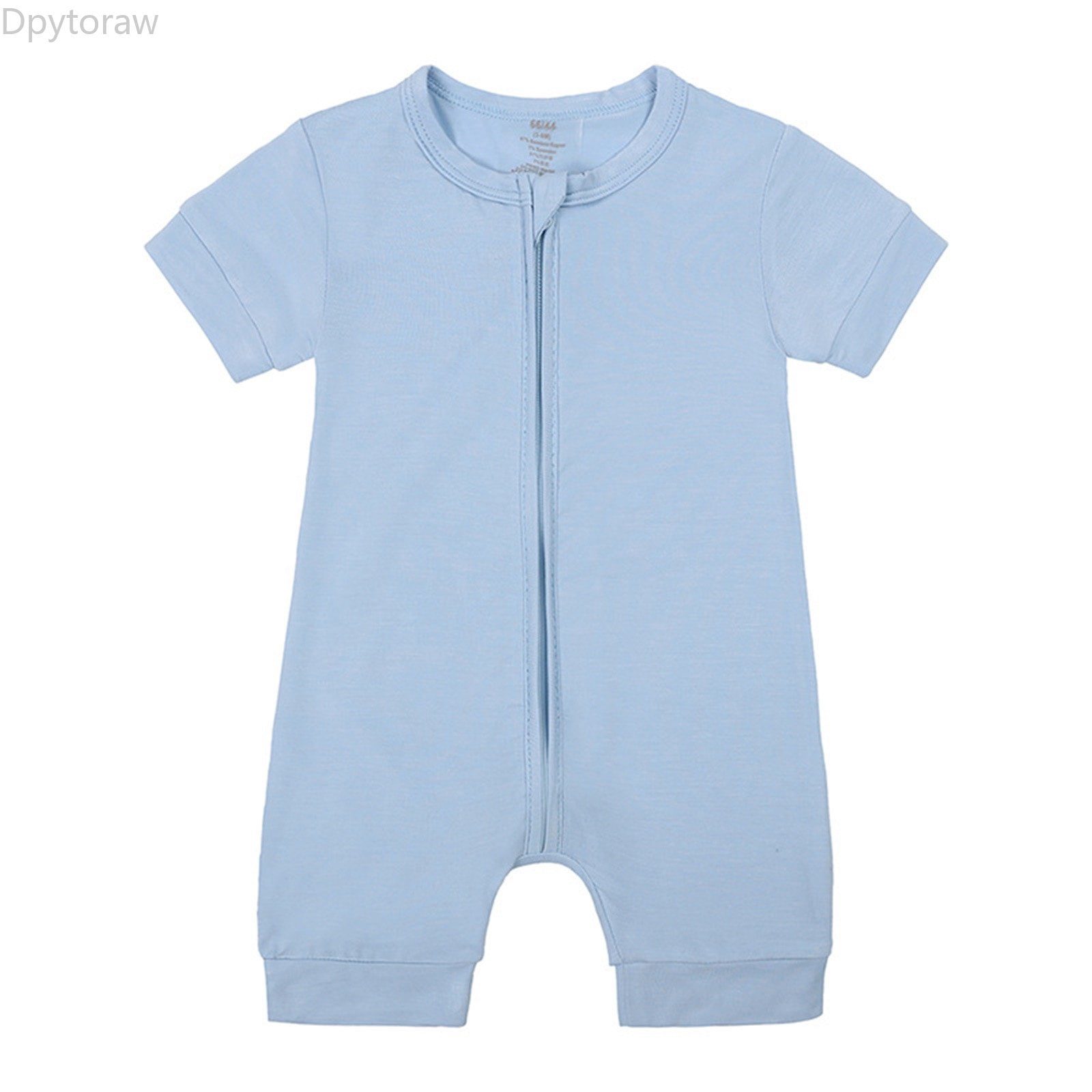 Dpytoraw Newborn Infant Baby Girls Boys Rompers Pajamas Zipper Short ...