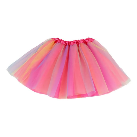 Dpytoraw Skirt European And Mesh Skirt Adult Skirt Ballet Skirt A-Line Skirts for Women Pink