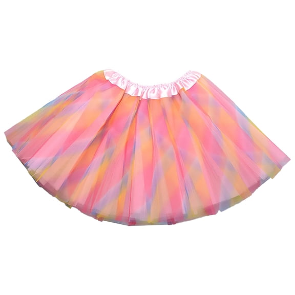 Dpytoraw Skirt European And Mesh Skirt Adult Skirt Ballet Skirt A-Line Skirts for Women Red