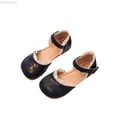 thumbnail image 1 of Dpytoraw Spring And Summer Girls' Children's Baby Lace Edge Adjustable Soft Soled Shoes Sandals Girls Sandals For Wedding Size 4-4.5 Years, 1 of 4