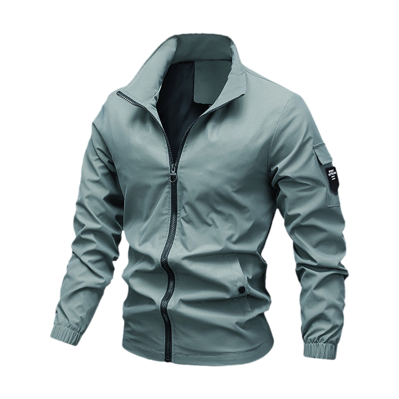 Dpytoraw Spring Autumn Men's Thin Loose Jacket High Street Coat ...