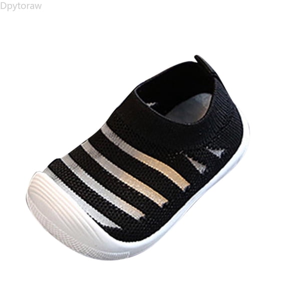 Dpytoraw Summer And Autumn Cute Girls Flying Woven Mesh Breathable Flat Solid Color Slip On Comfortable Girls Sneakers Size 5
