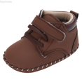 thumbnail image 1 of Dpytoraw Summer Children Infant Toddler Shoes Boys And Girls Sports Flat Bottom High Top Comfortable Solid Color Hook Loop Simple Style Soft Sole Infant Shoes Size 4, 1 of 5