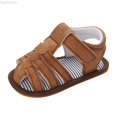 thumbnail image 1 of Dpytoraw Summer Children And Infants Toddler Shoes Boys And Girls Sandals Flat Soles Light Straps Roman Style Breathable And Comfortable Infant Closed Toe Sandals Size US:6, 1 of 5