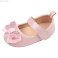 thumbnail image 1 of Dpytoraw Summer Children Toddler Shoes Girls Sports Flat Bottom Lightweight Comfortable Rhinestone Ribbon Bow Princess Shoes Infant Athletic Shoes Size 6, 1 of 5