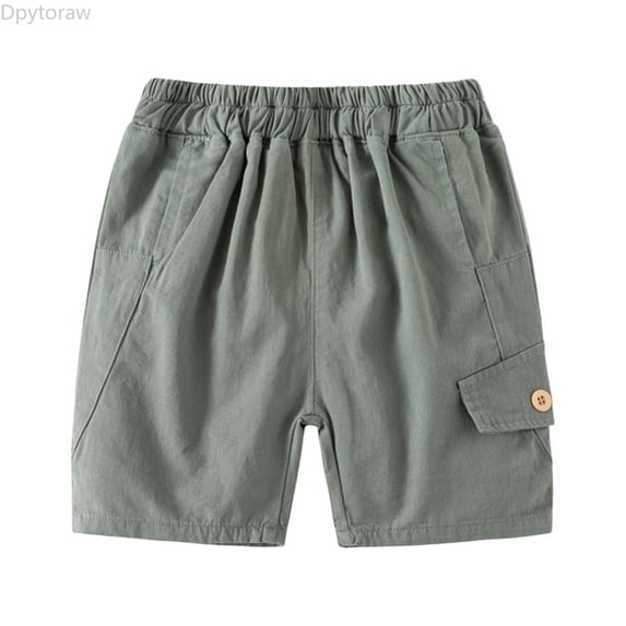 Dpytoraw Toddler Girls Boys Kids Sport Solid Casual Shorts Fashion Beach Cargo Pants Shorts Boys Cargo Shorts Size 1-2 Years