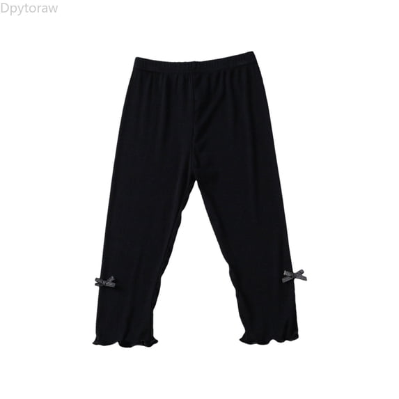 Dpytoraw Toddler Girls Seven Pants Bottoming Pants Summer Thin Model Children's Pants Summer Baby Softy Pants Girls Leggings Size 3-4 Years