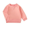 Dpytoraw Toddler Kids Baby Boy Girl Crewneck Sweatshirt Cotton Long