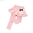 thumbnail image 1 of Dpytoraw Toddler Trendy Girls' Leggings Skirt Ruffle Fleece Skirt Pants Kids Girls Leggings Size 18-24 Months, 1 of 4