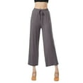 thumbnail image 1 of Dpytoraw Wide Leg Pants High Waist Straight Vertical Vertical Stretch Modern Dance Training Pants Classical Dance Pants Yoga Pants Wide Leg Casual Pants Grey L, 1 of 3