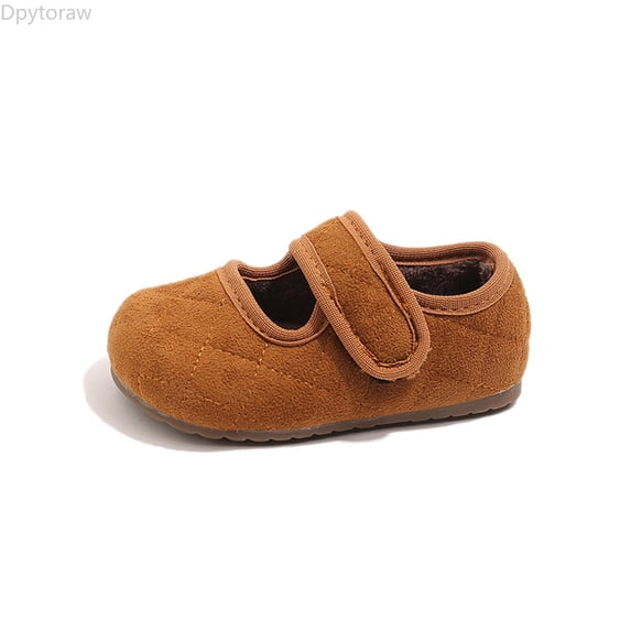 Dpytoraw Winter Girls Sneakers Warm Fleece Lined Casual Shoes Non Slip Sole Soft Comfortable Indoor Outdoor Play Shoes For Toddlers And Kids Kids Athletic Shoes Girls Size 9M