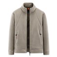 thumbnail image 1 of Dpytoraw Winter Men's Fleece Spring/Autumn Jacket With Stand Collar Zipper Casual, 1 of 5