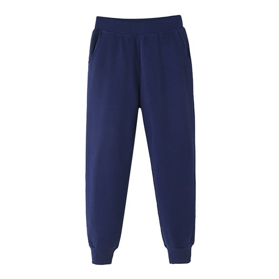Dpytoraw Winter Toddler Baby Boys Girls Solid Loose Trousers Pants Sport Pants Toddler Boys Elastic Waist Joggers Size 5-6 Years