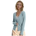 thumbnail image 1 of Dpytoraw Women's Knitted Cardigan Sweater Women's Autumn And Winter Coat Large Size Cardigan Outerwear, 1 of 4