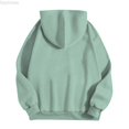 thumbnail image 1 of Dpytoraw Women's Zip Up Hoodie, Solid Color with Pockets for Casual Wear Green M, 1 of 5