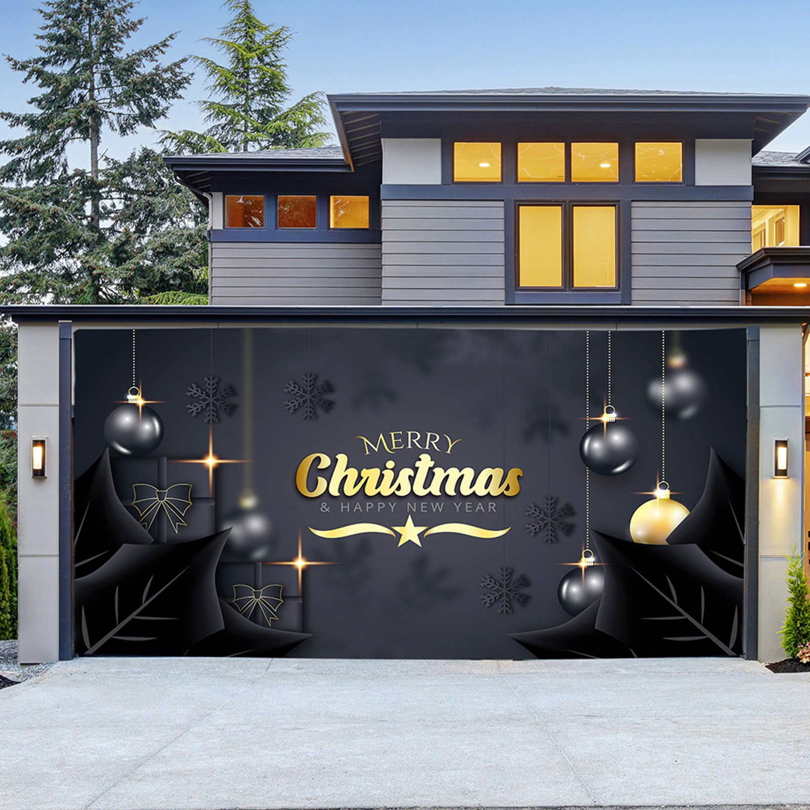 Dqaoklbdg Christmas Decorations Outdoor,Christmas Outdoor Garage Door