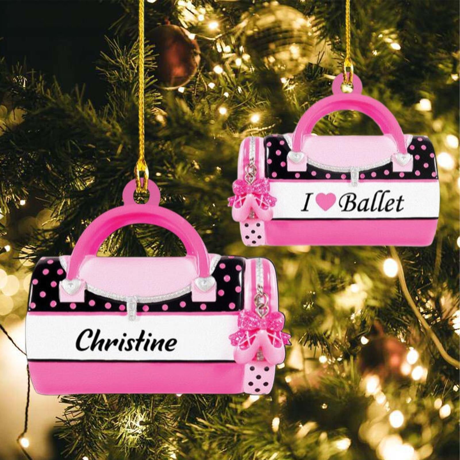 Dqaoklbdg Christmas Ornaments,Ballet Christmas Acrylic Ornament Ballet