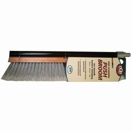 Dqb Industries 09974 18 in. Gray Smooth Surface Push Broom