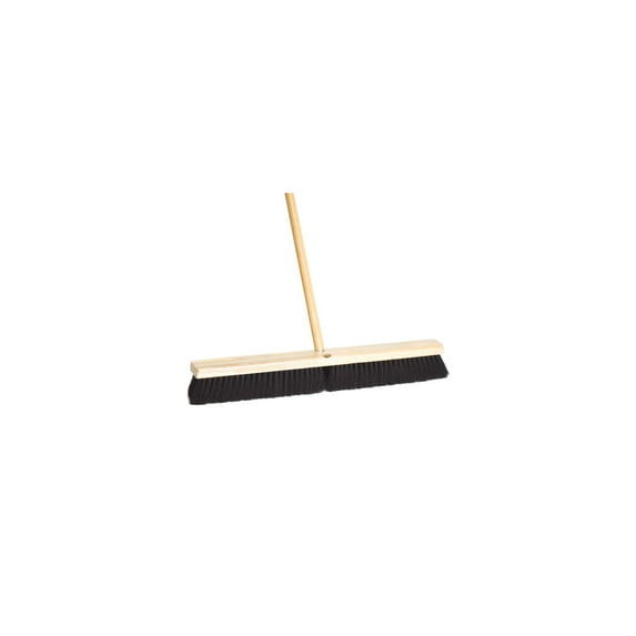 DQB Industries 24" Black Tampico Floor Broom