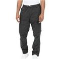 thumbnail image 1 of Dqueduo Cargo Pants for Men Solid Casual Multiple Pockets Outdoor Fitness Pants Cargo Pants Trousers Gifts for Men on Clearance, 1 of 7