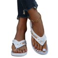 thumbnail image 1 of Dqueduo Orthopedic Sandals for Women Plantar Fasciitis Feet Sandal with Arch Support Fashion Casual Outdoor Flip Flops Beach Wedge Sandals for Women, Up to 65% off!, 1 of 9