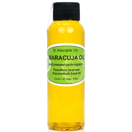 Dr. Adorable - 100% Pure Maracuja Seed Oil Organic Cold Pressed Moisturizing (Passionfruit) Oil For Face Skin Hair Anti Aging - 2 oz