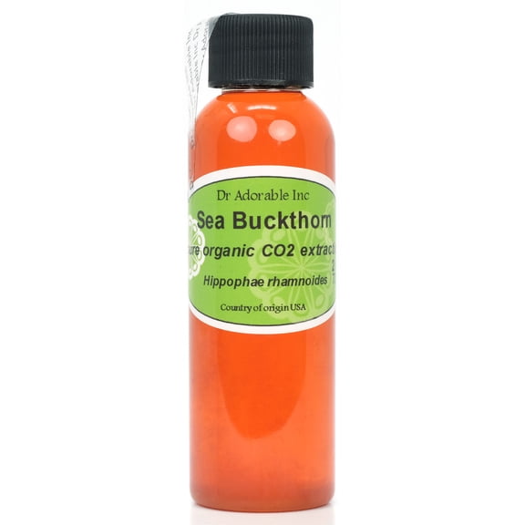 Dr. Adorable - 100% Pure Sea Buckthorn Oil Organic CO2 Extracted Moisturizing Oil For Face Skin Hair Anti Aging - 2 oz
