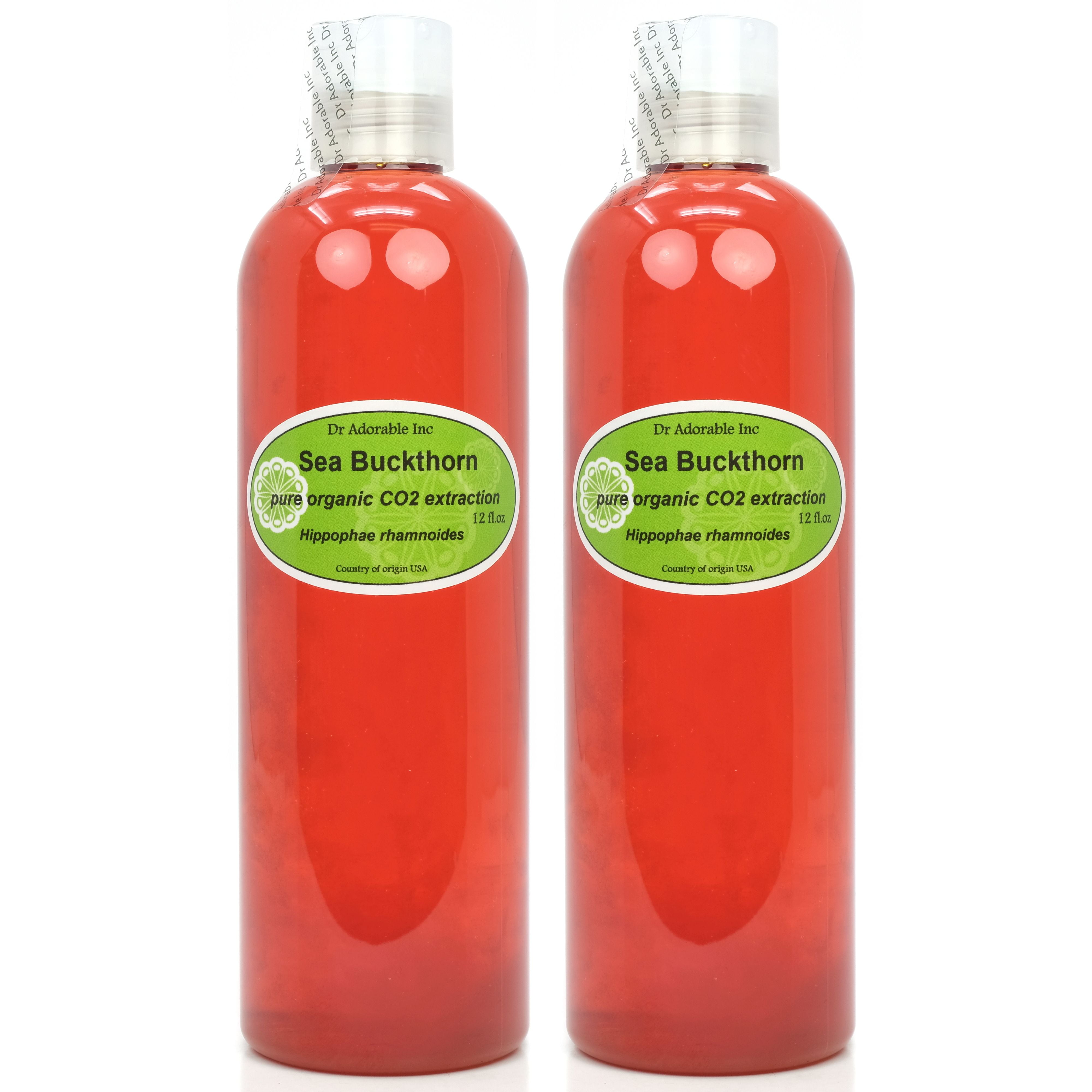 Dr. Adorable - 100% Pure Sea Buckthorn Oil Organic CO2 Extracted Moisturizing Oil For Face Skin Hair Anti Aging - 24 oz